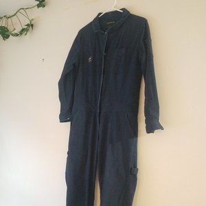 Wildfang Coveralls Navy Blue Small